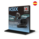 KSIX UltimAI display stand, Spanish + French, dummy not included, 21 x 19 x 10 cm, PVC