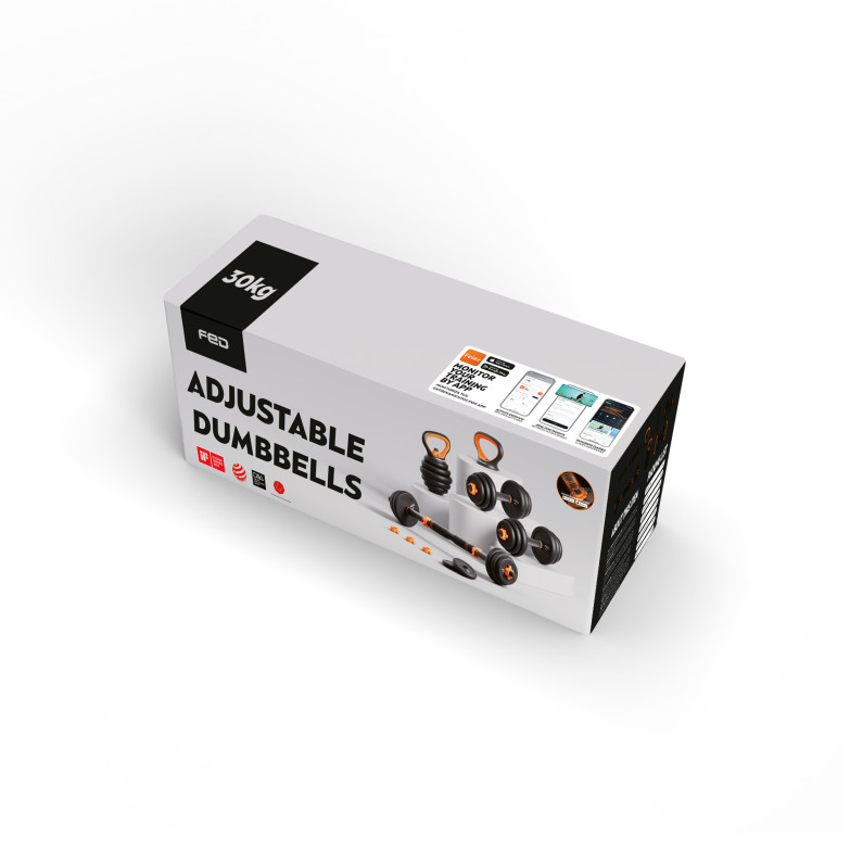 Smart Kit Pack Dumbbell + Barbell +...