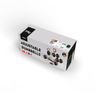 Kit de pesas conectadas 30Kg FED, App incluida: mancuernas (pesos + barras) + barra + pesa rusa + sensor