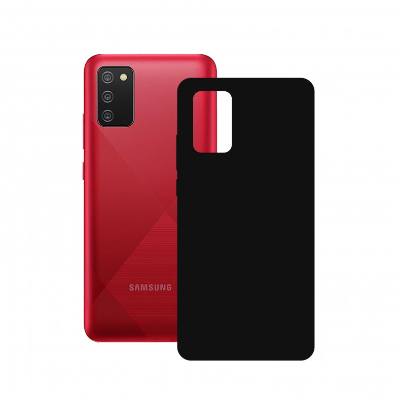 Silk Case For Galaxy A02s Ksix Black