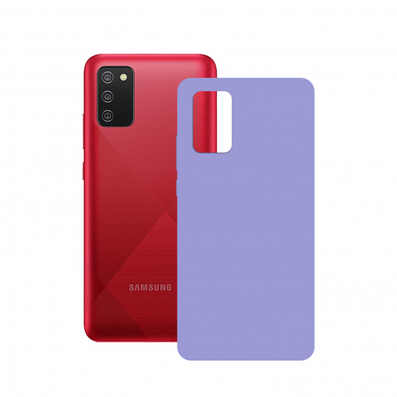 Silk Case For Galaxy A02s Ksix Lavender