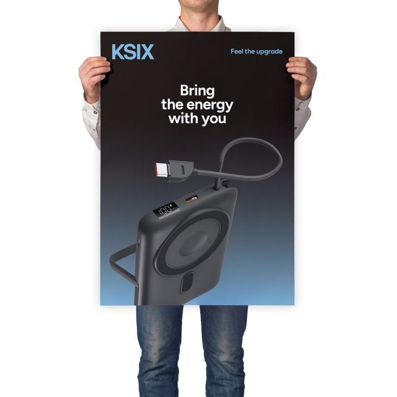 KSIX Display Poster Power banks 1 -...