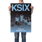 KSIX Display Poster Fitness - Download it online