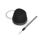 KSIX SnapTune magnetic speaker, 6 hours of battery life, TWS, IPX4, magnetic ring, pendant included, black