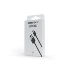 USB-A to USB-C Contact 10 W charge and data cable, 1 m, Black