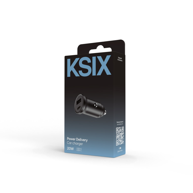 KSIX 20 W car charger, Fast charge,...