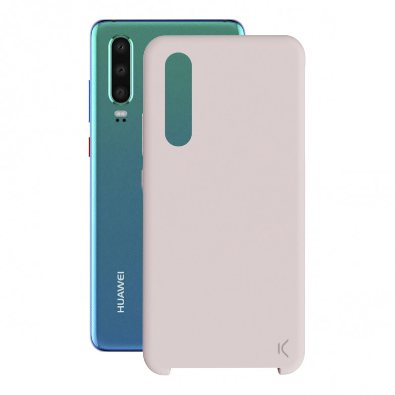 Funda para Huawei P30, Semirrígida, Rosa