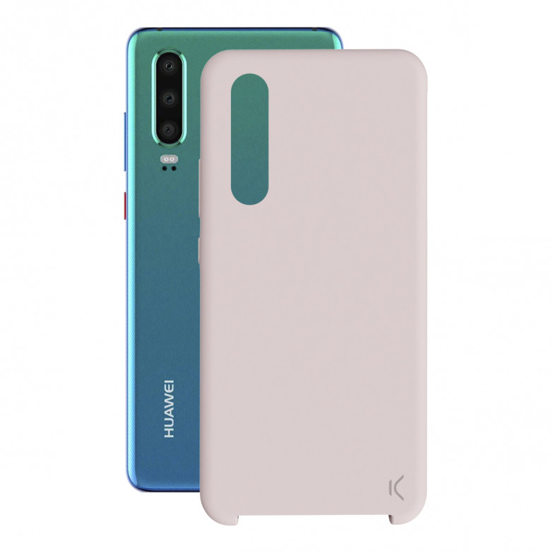 Ksix Soft Silicone Case For Huawei P30 Rose