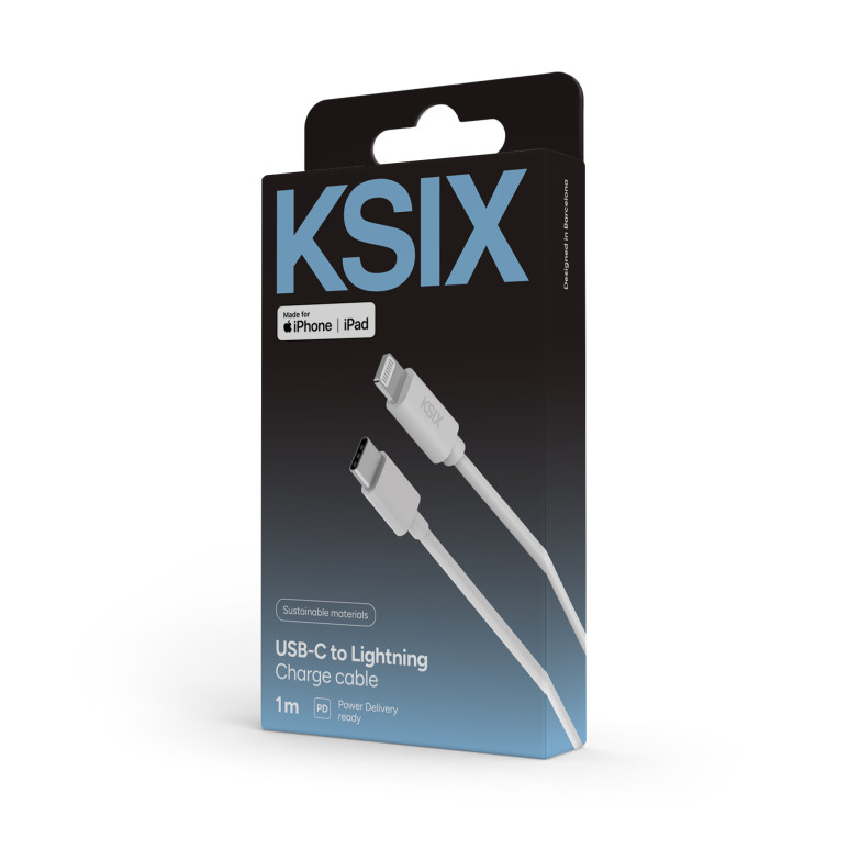 USB-C to Lightning KSIX 20 W charge...