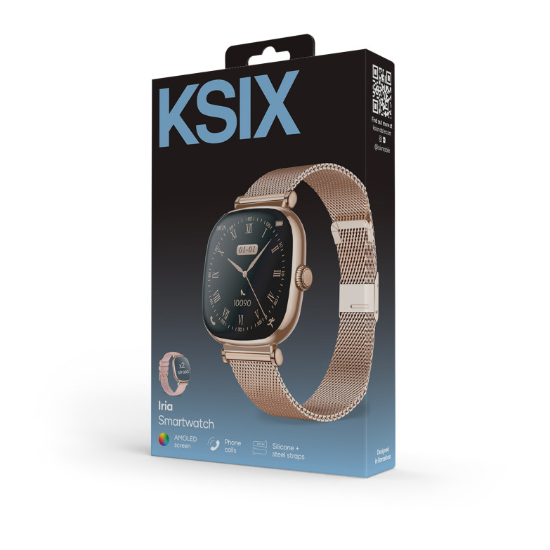 Smartwatch KSIX Iria, Pantalla AMOLED...