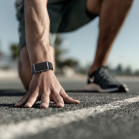 Smartband KSIX Vitalis, Aut. 30 días, Monitoreo salud, Notificaciones, 5ATM, 2 Correas nailon, Negro