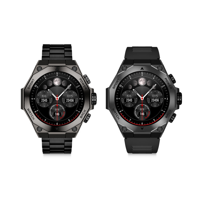 KSIX Titanium Smartwatch, 1.43"...