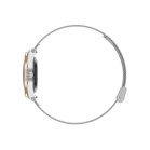 Smartwatch KSIX Lya, Pantalla AMOLED 1.19”, Aut. 7 días, Correa metal y silicona rosa, Modos deporte y salud, Llamadas