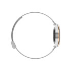 Smartwatch KSIX Lya, Pantalla AMOLED 1.19”, Aut. 5 días, Correa metal y silicona, Modos deporte y salud, Llamadas, Plata