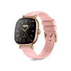 KSIX Iria Smartwatch, 1.7” AMOLED Dis, 4-Day Battery life, Metal & Silicone Straps, Fitness & Health Modes, Calls, Pink