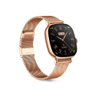 KSIX Iria Smartwatch, 1.7” AMOLED Dis, 4-Day Battery life, Metal & Silicone Straps, Fitness & Health Modes, Calls, Pink