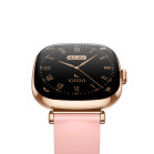 KSIX Iria Smartwatch, 1.7” AMOLED Dis, 4-Day Battery life, Metal & Silicone Straps, Fitness & Health Modes, Calls, Pink