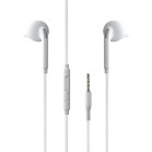Contact Wired Earphones with 3.5MM Jack, Call Management, Integrated Microphone, IPX4, White