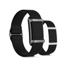 KSIX Vitalis Smartband, 30-day battery life, health monitoring, notifications, 5ATM, 2 nylon straps, black
