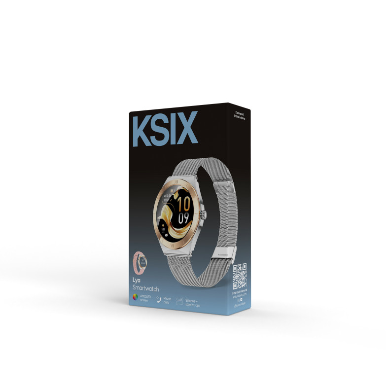 Smartwatch KSIX Lya, Pantalla AMOLED...