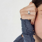 Anillo inteligente KSIX Saturn, Talla S, Aut. 3 días, Actividad y Salud, Monitor Sueño, 5ATM, Negro