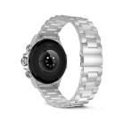 KSIX Titanium Smartwatch, 1.43" AMOLED display, 2 straps, 7-day battery life, sports and health modes, calls, silver