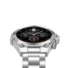 Smartwatch KSIX Titanium, Pantalla AMOLED 1,43”, 2 correas, Aut. 7 días, Modos deporte y salud, Llamadas, Plateado