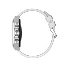 Smartwatch KSIX Titanium, Pantalla AMOLED 1,43”, 2 correas, Aut. 5 días, Modos deporte y salud, Llamadas, Plateado