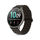 Smartwatch KSIX Core 3 Max, AMOLED 1,73”, Batería 7 días, IP68, Caja aleación zinc gris, Correa silicona magnética marrón oscuro