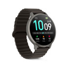 Smartwatch KSIX Core 3 Max, AMOLED 1,73”, Batería 7 días, IP68, Caja aleación zinc gris, Correa silicona magnética marrón oscuro