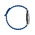 KSIX Core 3 Smartwatch, 1.32" AMOLED, 5-day battery life, IP67, silver zinc alloy case, blue magnetic silicone strap