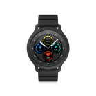 KSIX Core 3 Smartwatch, 1.32" AMOLED, 5-day battery life, IP67, black zinc alloy case, black magnetic silicone strap