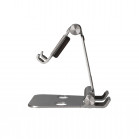 Swivel Holder For Mobile Phone And Tablet Silver