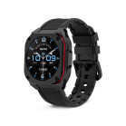 KSIX Zenthium Smartwatch, 1.32" AMOLED, 5-day battery life, IP68, silicone strap, black