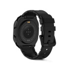 KSIX Zenthium Smartwatch, 1.32" AMOLED, 5-day battery life, IP68, silicone strap, black