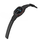 KSIX Zenthium Smartwatch, 1.32" AMOLED, 5-day battery life, IP68, silicone strap, black