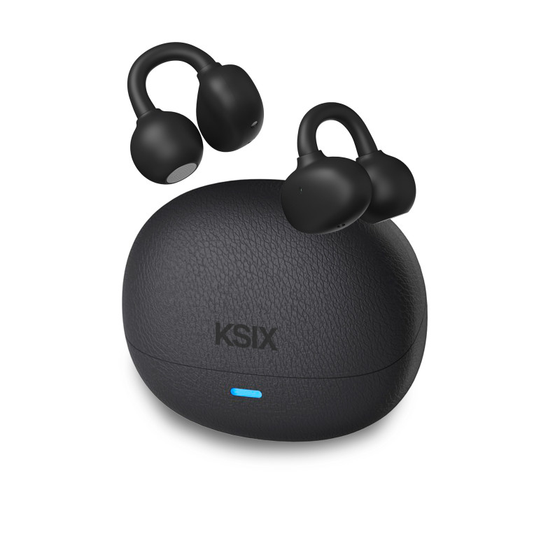 KSIX ClipOn Wireless Earbuds, USB-C,...
