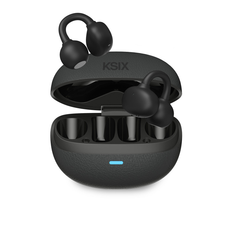 KSIX ClipOn Wireless Earbuds, USB-C,...