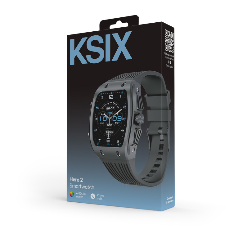 Smartwatch KSIX Hero 2, IPS 1,76”,...