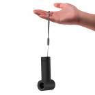 KSIX AirGo Turbo Portable Fan, 5 speeds, Hanging, LED Display, USB-C, Air Speed 9.0 m/s, 17,400 RPM, black