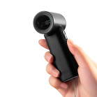 KSIX AirGo Turbo Portable Fan, 5 speeds, Hanging, LED Display, USB-C, Air Speed 9.0 m/s, 17,400 RPM, black