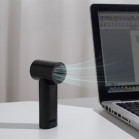 KSIX AirGo Turbo Portable Fan, 5 speeds, Hanging, LED Display, USB-C, Air Speed 9.0 m/s, 17,400 RPM, black