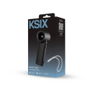 KSIX AirGo Turbo Portable Fan, 5 speeds, Hanging, LED Display, USB-C, Air Speed 9.0 m/s, 17,400 RPM, black