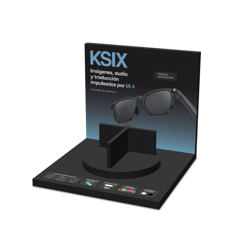 KSIX Spectrum glasses display, PVC,...