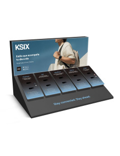Expositor KSIX smartwatches...