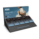KSIX smartwatch display 2026 backlit, 5 holders, 56x36x35 cm.
