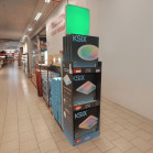 Display for ceiling lights and fans, Self-assembly in 12 seconds, 100% recyclable cardboard, 148 x 56 x 50 cm, Holds 15 units