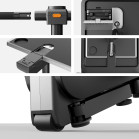 Kingsmith W1B 3-in-1 Foldable Exercise Bike, 6 positions, 8 Levels, 120kg, Integrated Desk