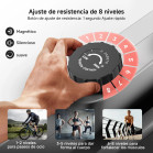 Kingsmith W1B 3-in-1 Foldable Exercise Bike, 6 positions, 8 Levels, 120kg, Integrated Desk