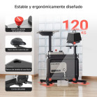 Bicicleta Estática Plegable Kingsmith W1B 3 en 1, 6 posiciones, 8 Niveles, 120kg, Escritorio Integrado
